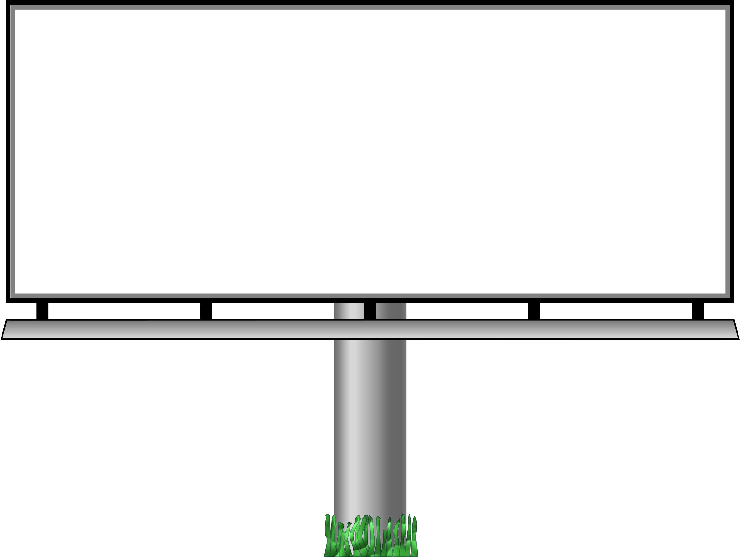 Tv Clipart Border - Billboard Border (800x618), Png Download