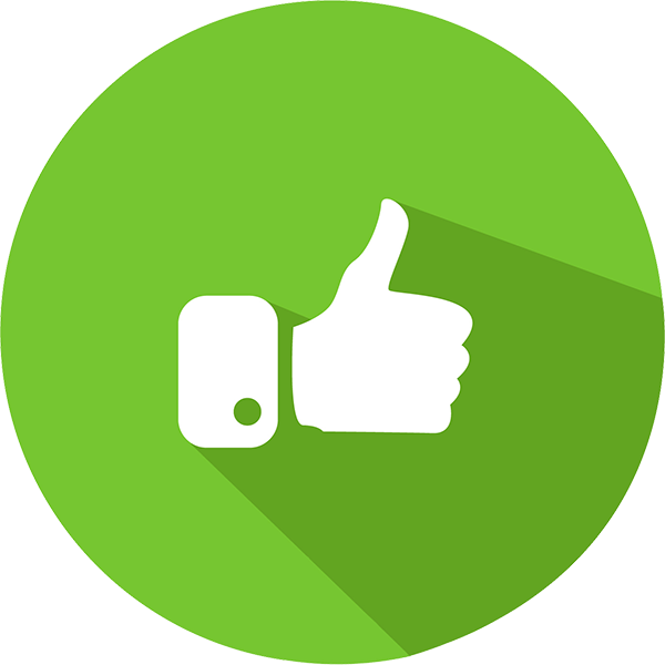 Green Thumbs Up - Thumbs Up Down Icon (600x600), Png Download