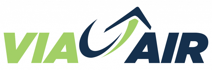 Viaair Logo - Via Air Logo (712x237), Png Download