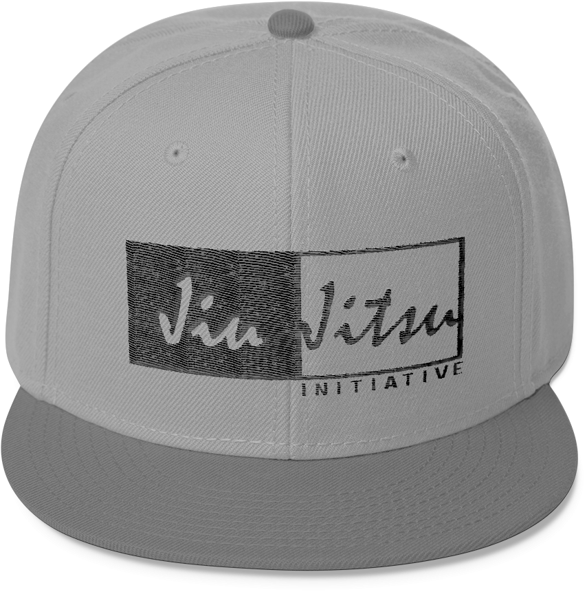 Jiu Jitsu Grey & Black Snapback (1000x1000), Png Download