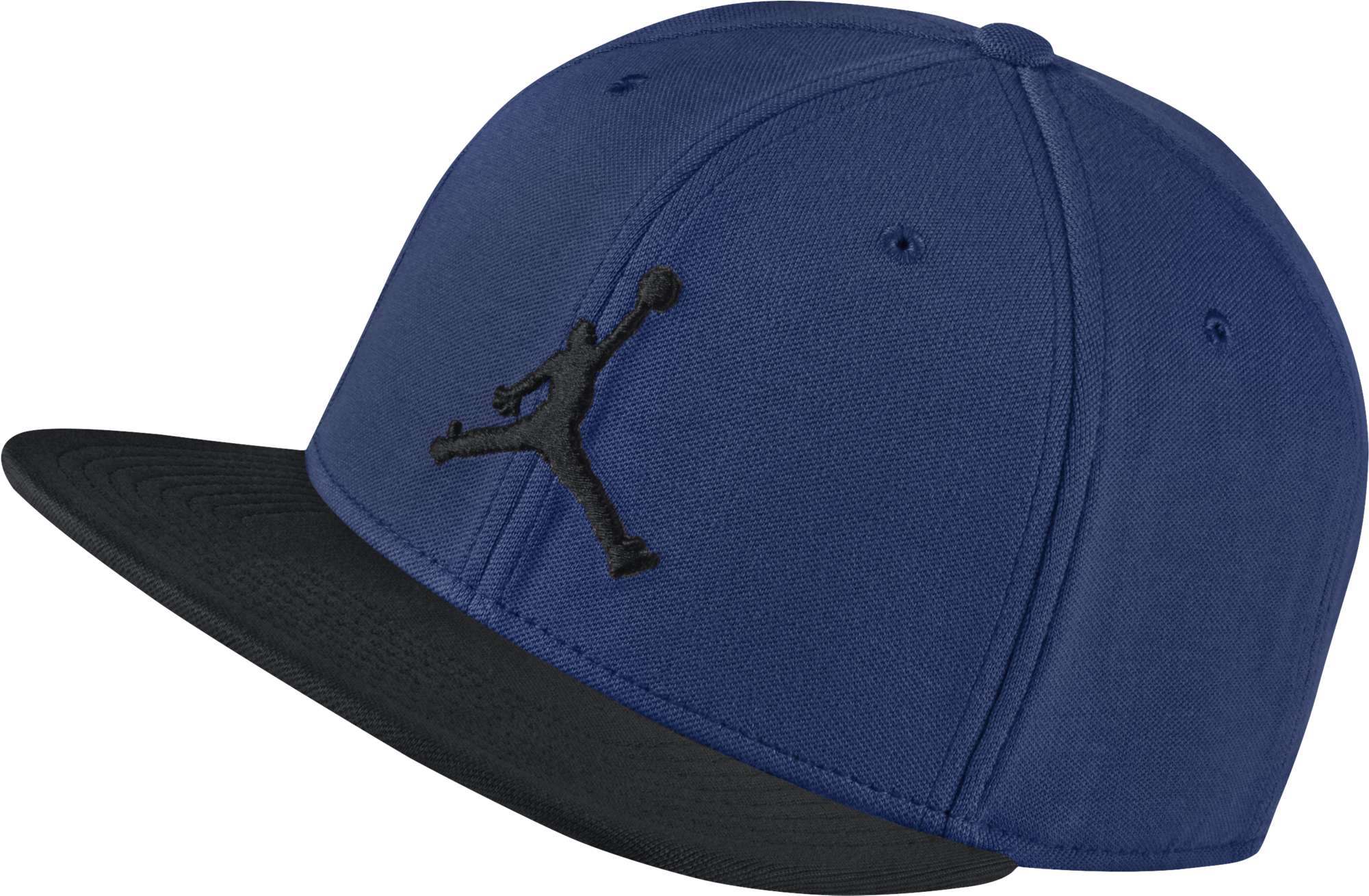 Nike Air Jordan Jumpman Snapback Hat Deep - Navy Blank Baseball Hat (2000x2000), Png Download