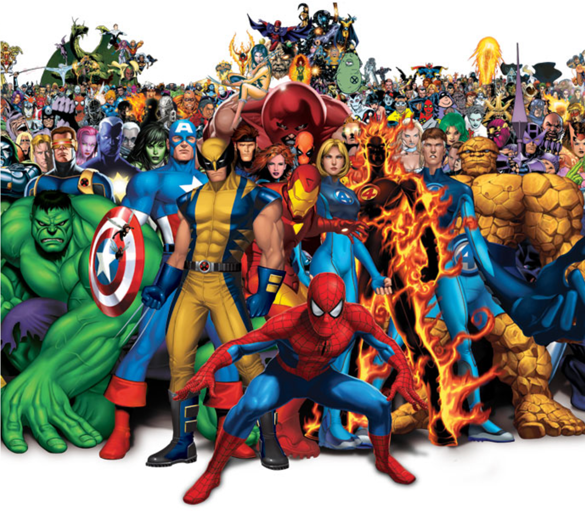 Epic Behind The Scenes Clip From Marvel's Massive Universe - Marvel Characters (1200x1200), Png Download
