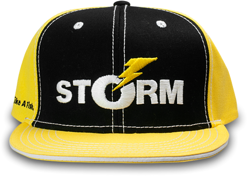 Think Like A Fish Snapback - Storm Fishing (506x551), Png Download