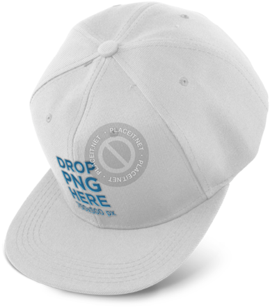 Floating Snapback Hat Mockup Over A Png Background - Hat (640x480), Png Download