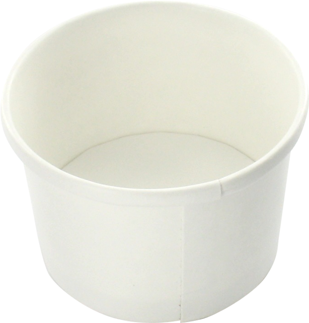 Soup Bowl, Cardboard, 250ml, White - Cardboard Bowls (640x640), Png Download