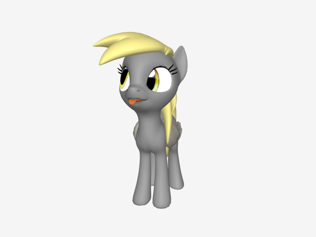 Fanmade Derpy Sticking Out Tongue - Tongue (640x480), Png Download