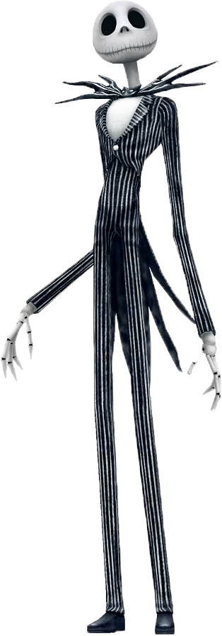 The Skeletal System - Nightmare Before Christmas Jack (314x900), Png Download