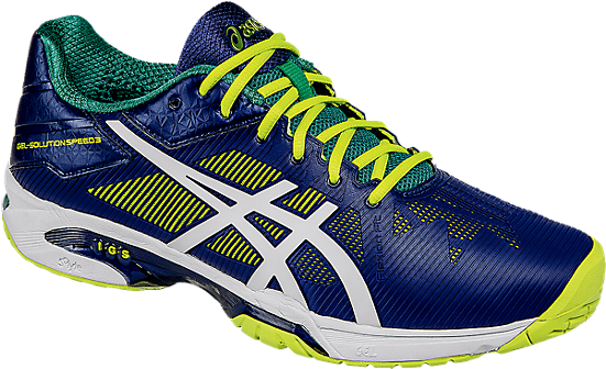 Asics Tennis Shoes - Asics Gel-solution Speed 3 - Male 6 (550x412), Png Download