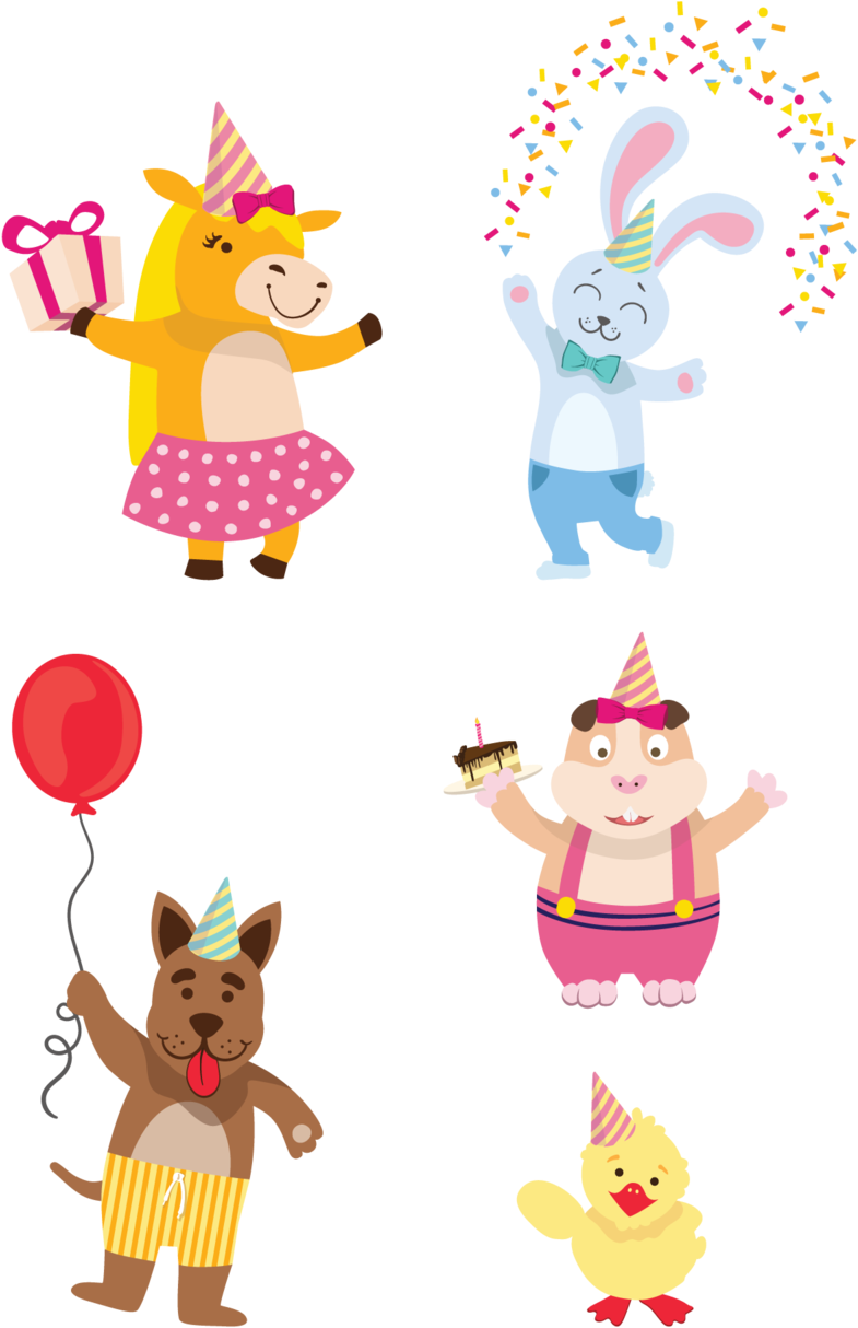 Pp2u Partyanimalsgroup (1000x1333), Png Download