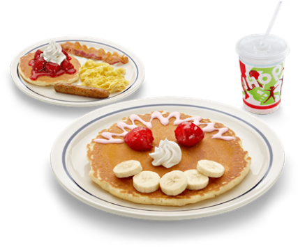 Ihop Kids Meal - Ihop Kids Menu (480x377), Png Download