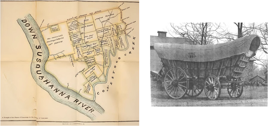 Conestoga Wagon (855x402), Png Download