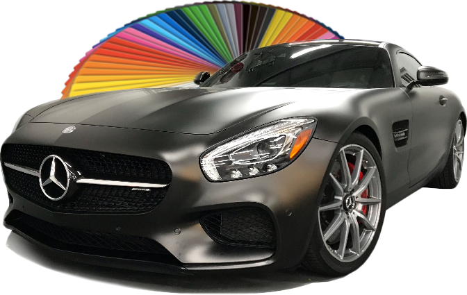 Vinyl Wrap Color Wheel - Kpmf Bayou Black (672x425), Png Download