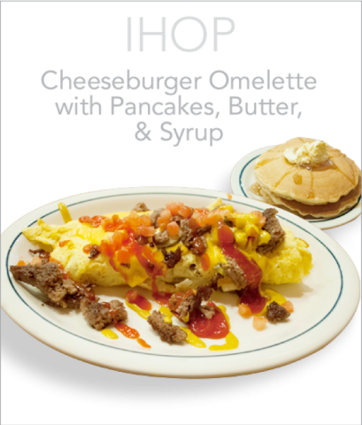 Ihop Offers “the Kind Of Meal You Can't Get Anywhere - Fast Food (409x480), Png Download
