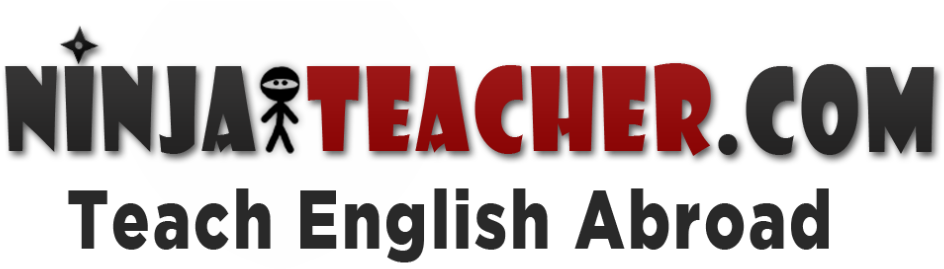 Ninja Teacher Com Teach English Abroad - Home (1024x296), Png Download
