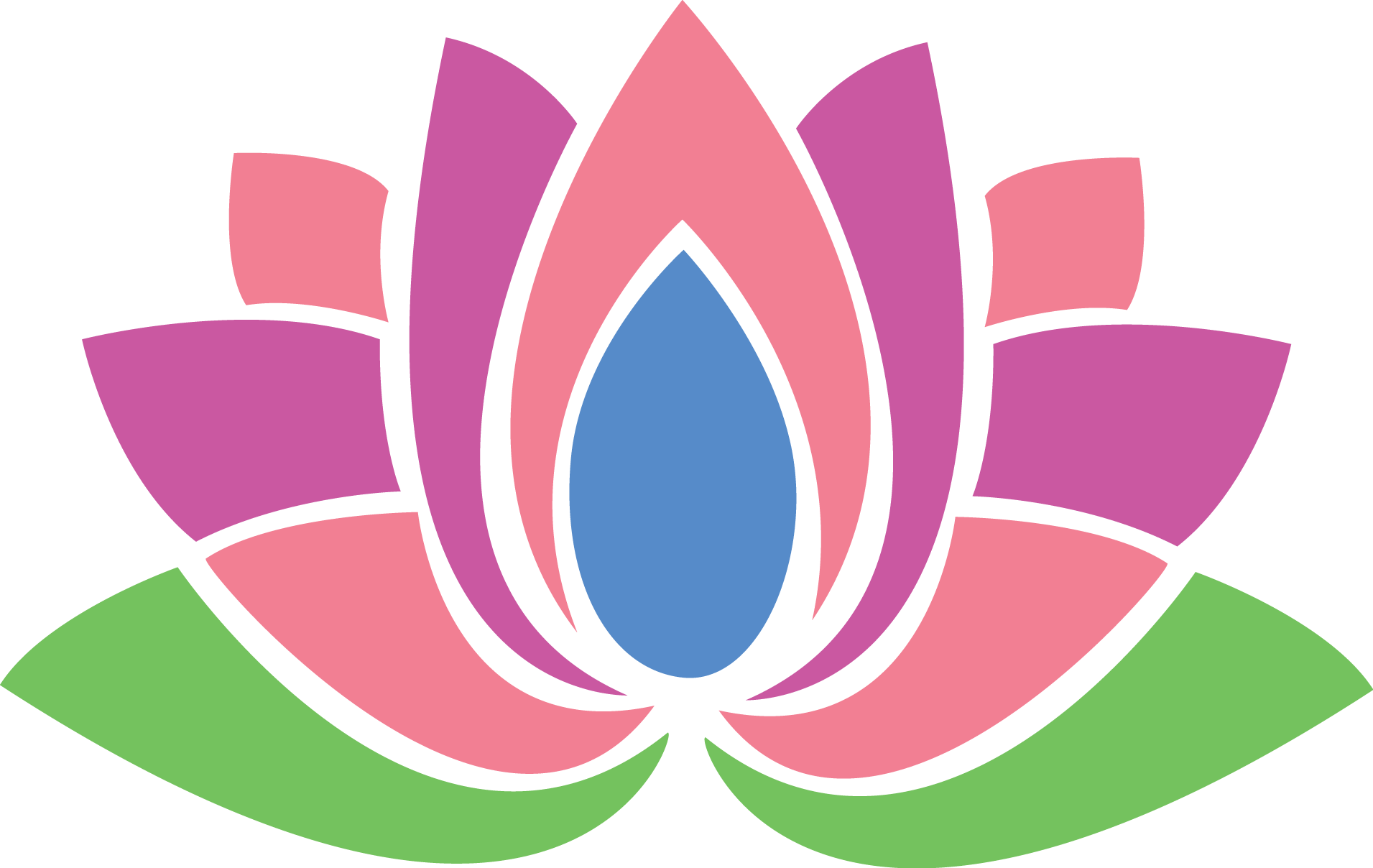 Png Coloured - Art India Lotus (1911x1208), Png Download