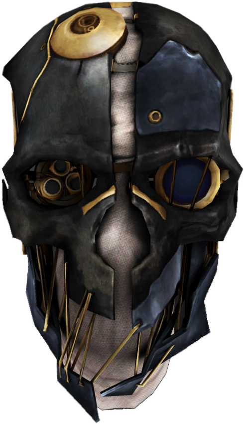 Dishonored Png File - Dishonored Corvo Attano Mask (585x919), Png Download