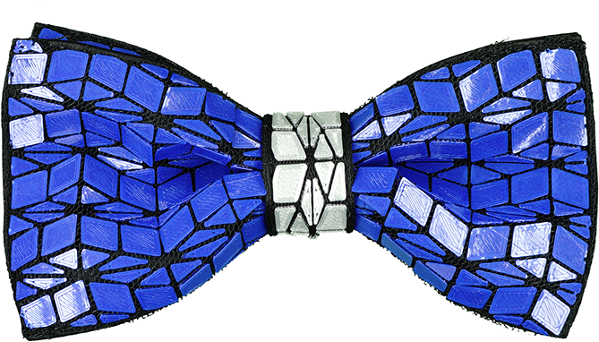 Zircon Blue Bowtie (723x515), Png Download