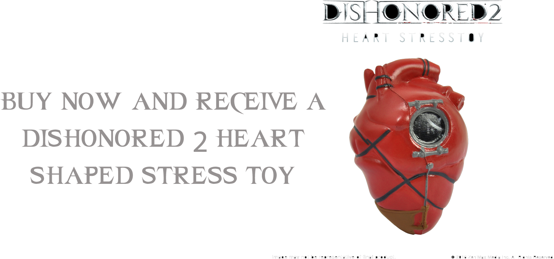 Page Banner - Dishonored Heart Stress Toy (1919x840), Png Download