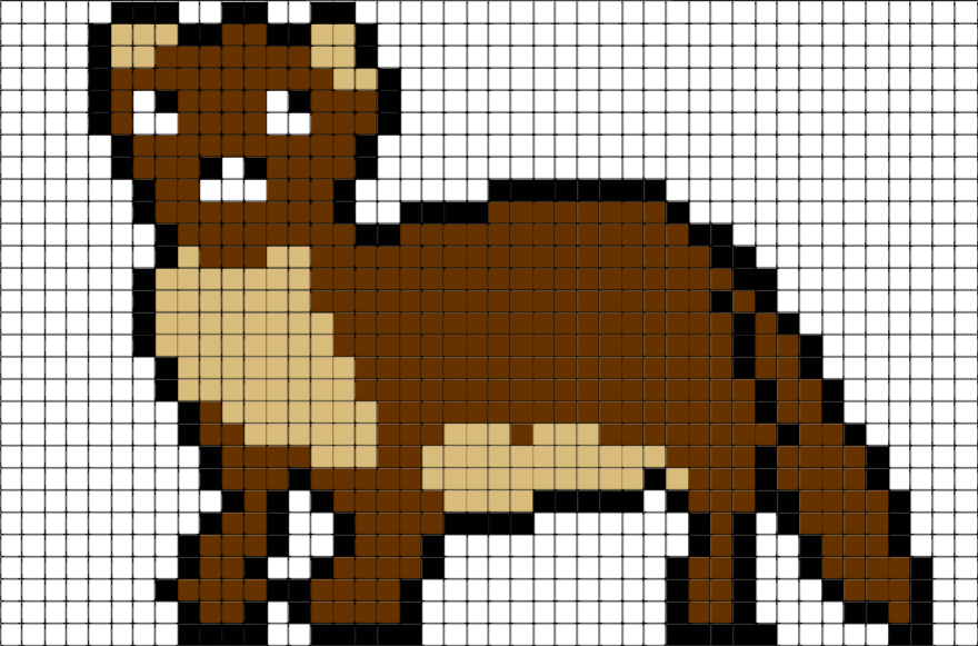 Minecraft Pixel Art De Animal (880x581), Png Download