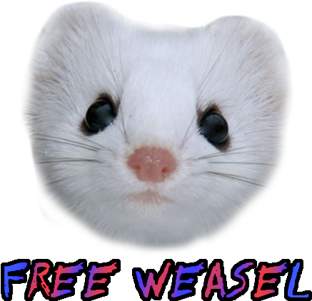 Free Weasel (470x450), Png Download