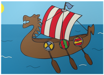Viking Ships (400x400), Png Download