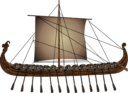 Vikingship - Viking Ships (445x324), Png Download