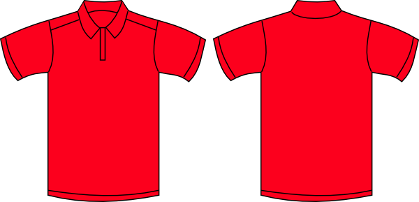 Red Polo Shirt Clip Art At Clker - Minnesota Twins Prince Jersey (600x289), Png Download