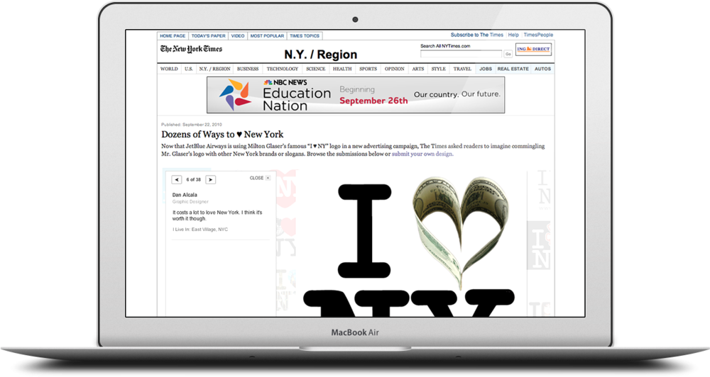 I Love Ny (1000x532), Png Download