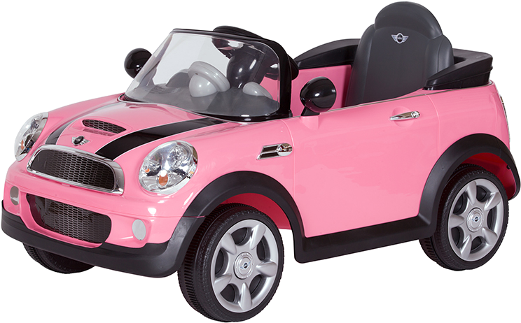 Rollplay Mini Cooper 6v Battery Powered Car, Yellow (800x800), Png Download
