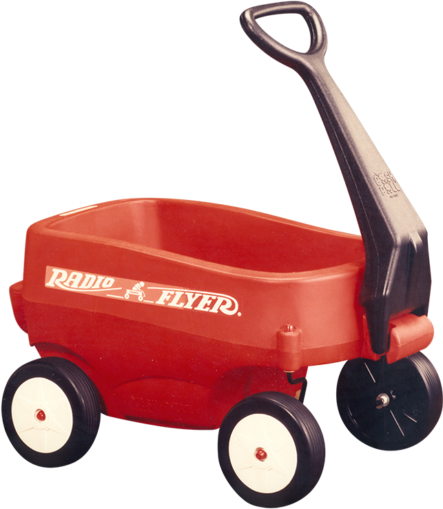 Our First Plastic Wagon - Small Plastic Radio Flyer Wagon (764x754), Png Download