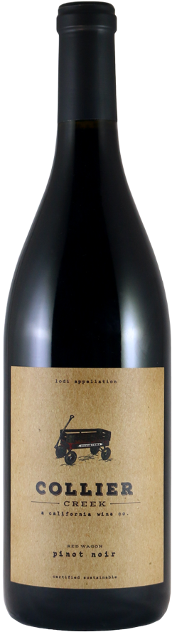2015 Red Wagon Pinot Noir - Villa Maria Organic Pinot Noir (250x906), Png Download