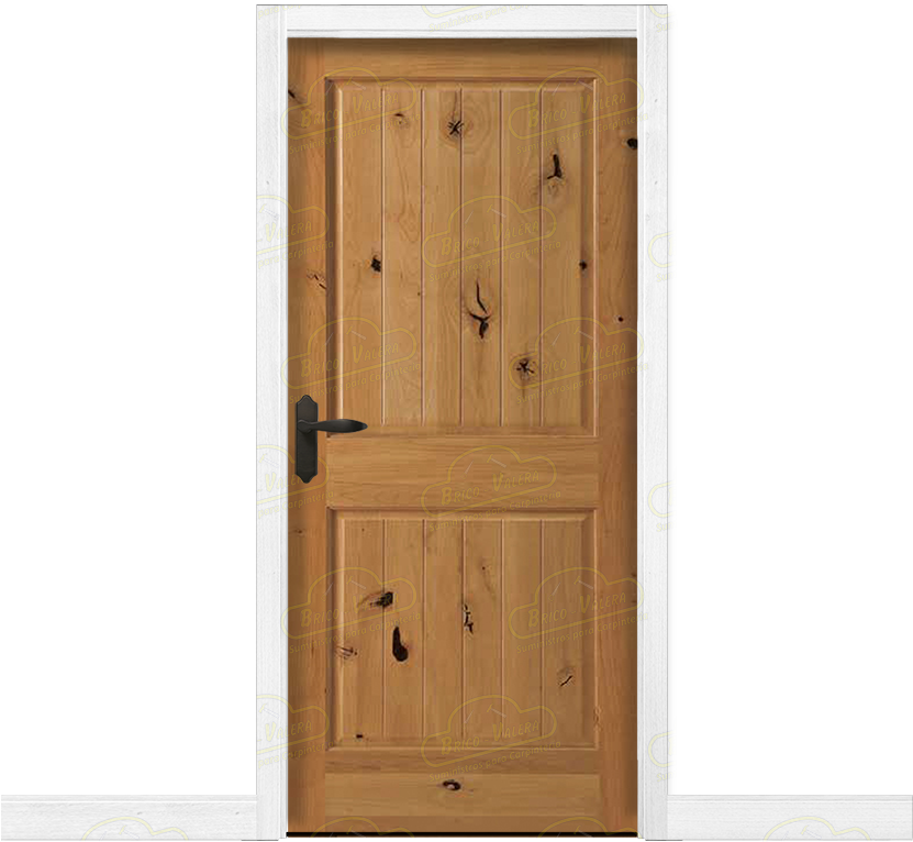 Puerta Interior Rústica En Madera Maciza De Pino - Door (830x830), Png Download
