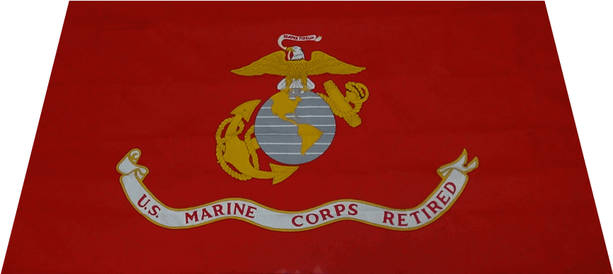 Marine Corps Flag (1031x465), Png Download