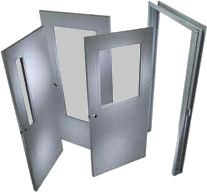 Puertas Industriales - Hollow Metal Doors (438x422), Png Download