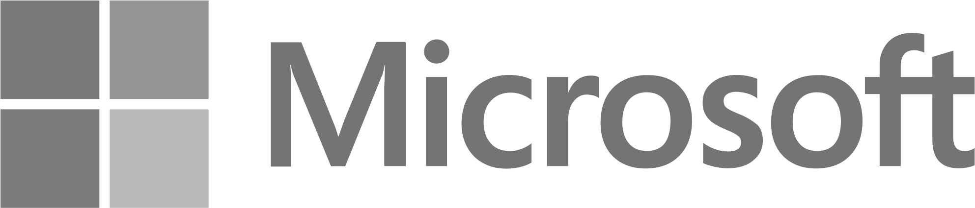 We Work With The Best Brands And Enterprises Across - Microsoft Logo Hi Res (2000x427), Png Download