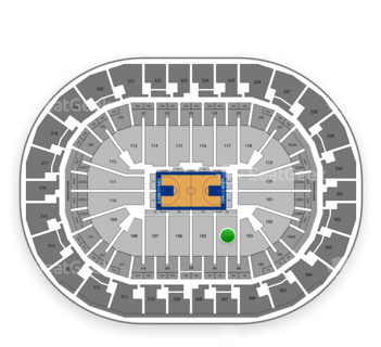 Oklahoma City Thunder At Chesapeake Energy Arena Section - Chesapeake Energy Arena (350x350), Png Download