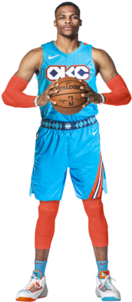 Oklahoma City Thunder Unveil Uniforms Honoring Native - Nba City Edition Jerseys 2019 (320x480), Png Download