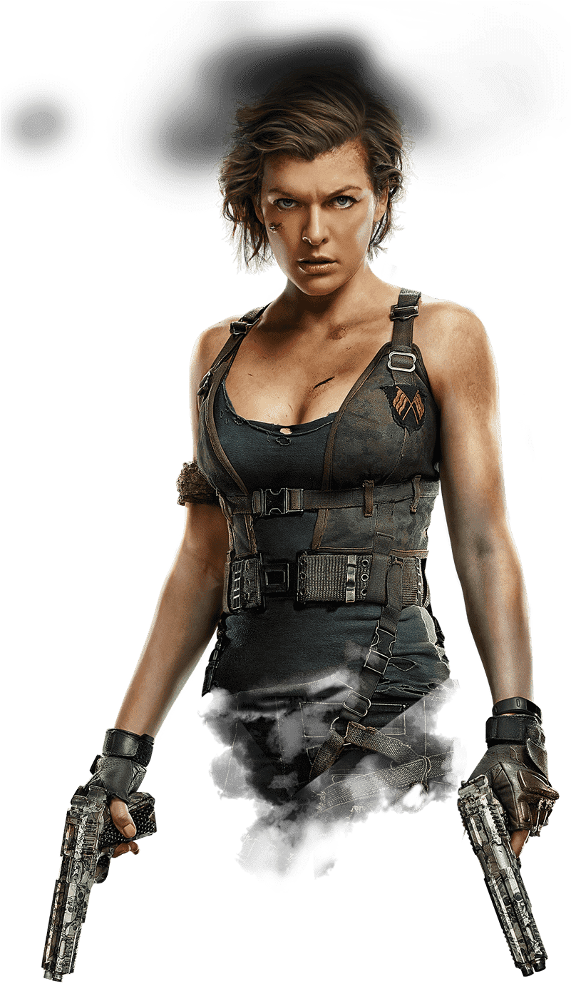 6 Finalchapter-girl - Resident Evil Final Chapter Alice (800x1386), Png Download