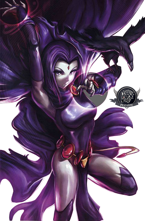 Most Underrated Dc Female Character - Raven Teen Titans Artwork (481x732), Png Download