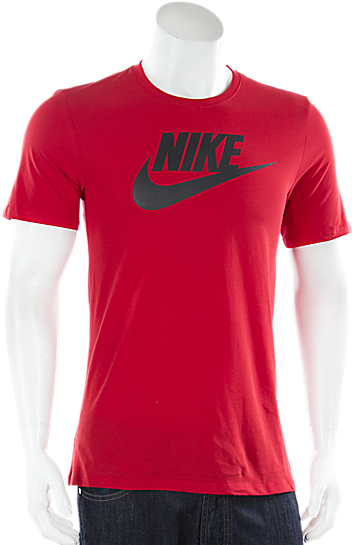Nike Futura Icon T Shirt University Red - Men's Nike Futura Icon T Shirt (650x650), Png Download