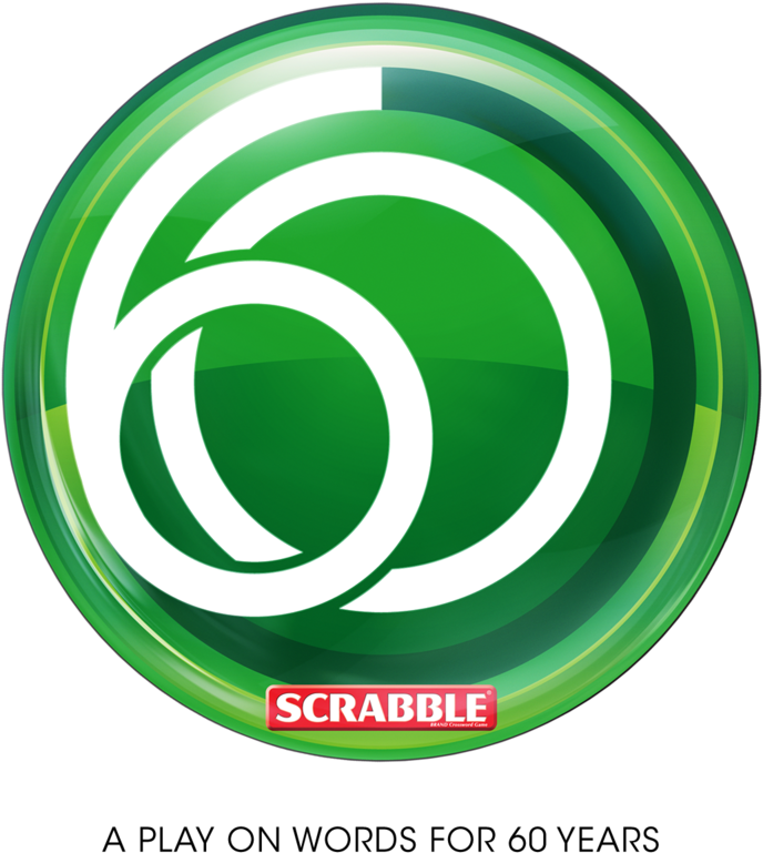 2015 Logo 60 Scrabble - Scrabble (1000x1000), Png Download