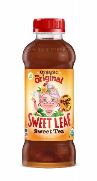 Sweet Leaf Organic The Original Sweet Tea 16 Oz Plastic - Tea (600x600), Png Download
