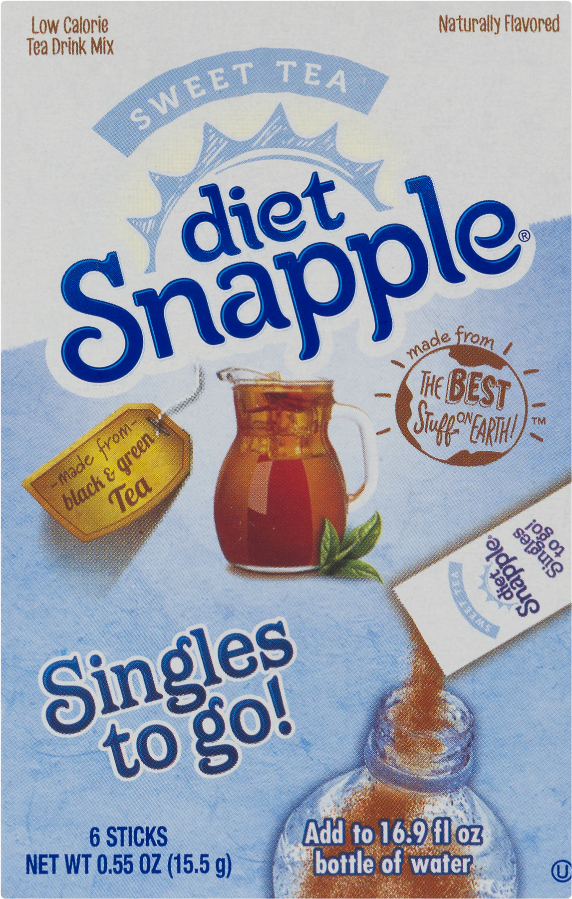Snapple Lemon Iced Tea Logo (1800x1800), Png Download