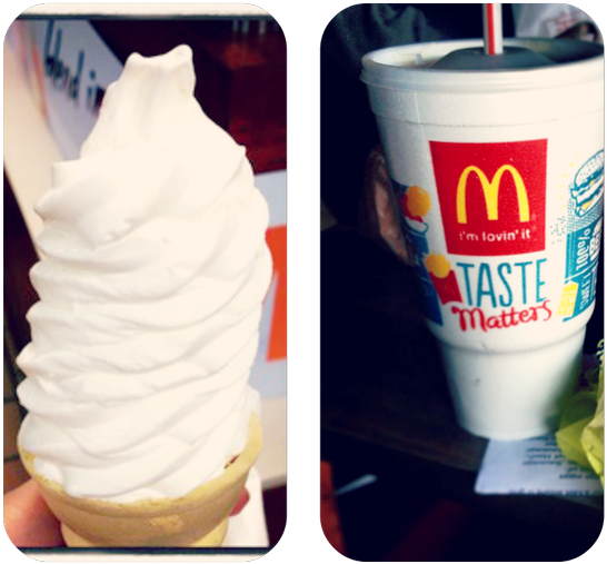 Mcdonald's On Twitter - Sweet Tea And Vanilla Ice Cream (600x562), Png Download