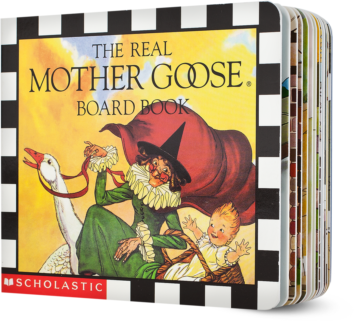 Seuss' One Fish, Two Fish, Red Fish, Blue Fish And - Real Mother Goose Board Book By Scholastic Books (1376x1200), Png Download