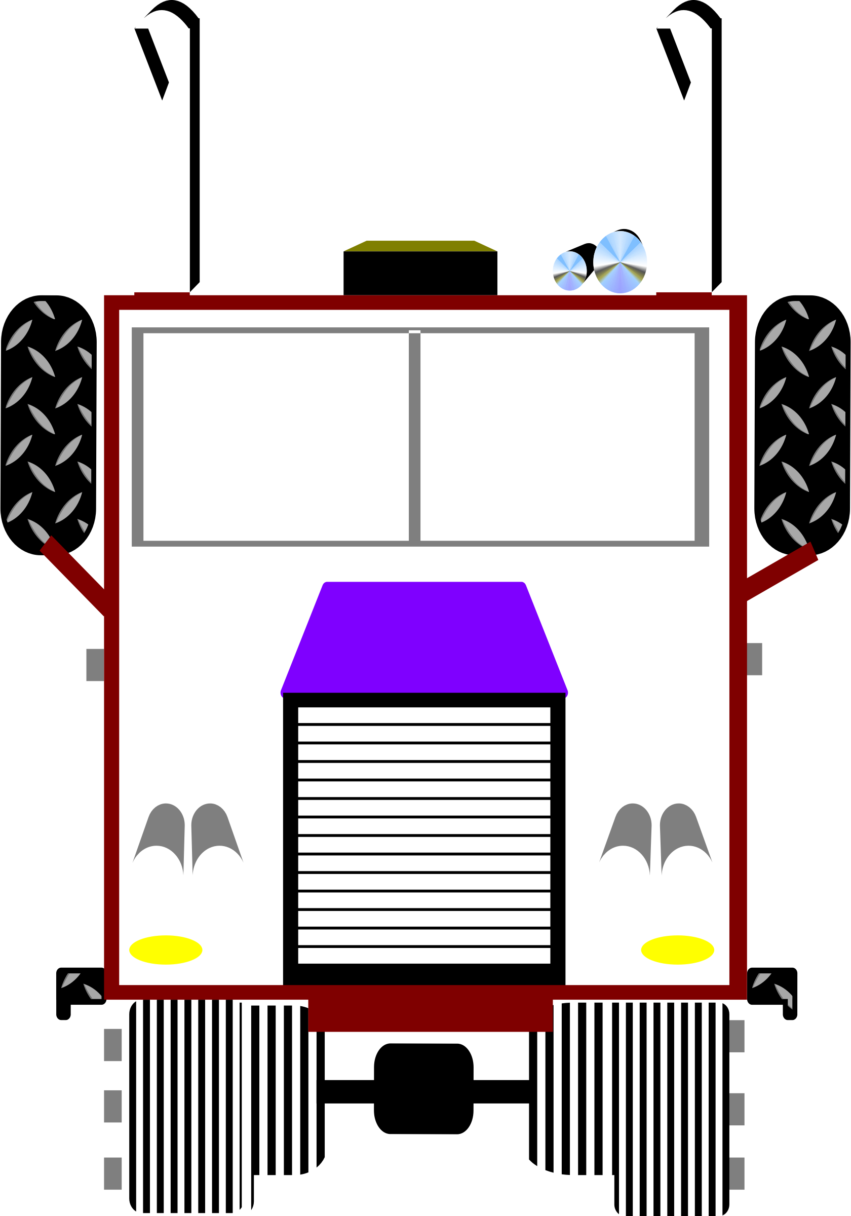 This Free Icons Png Design Of Truck Big Rig (1680x2400), Png Download
