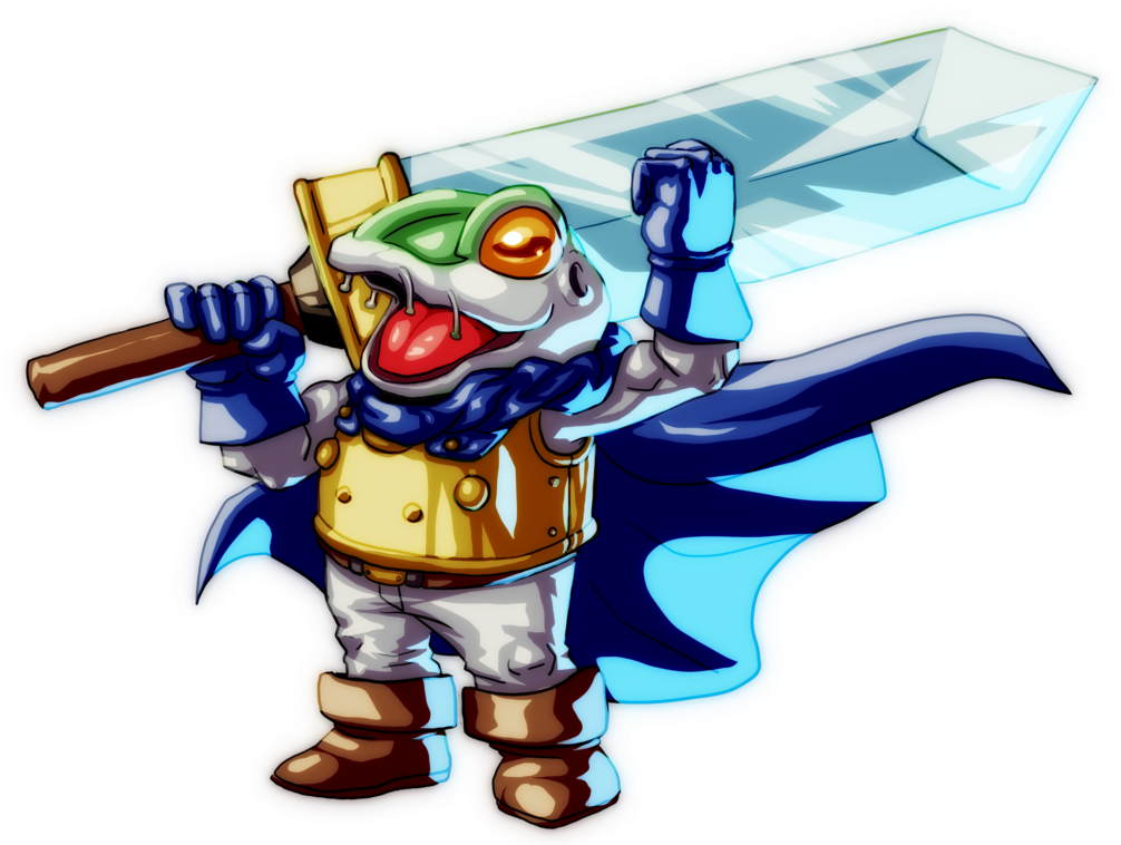 Chrono Cross, Chrono Trigger, Character Art, Cricut - Frog Chrono Trigger Art (1024x758), Png Download
