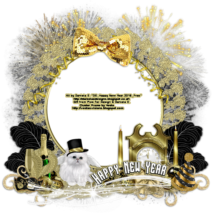 New Year 2015 Png Download - New Year Frames Png (700x700), Png Download