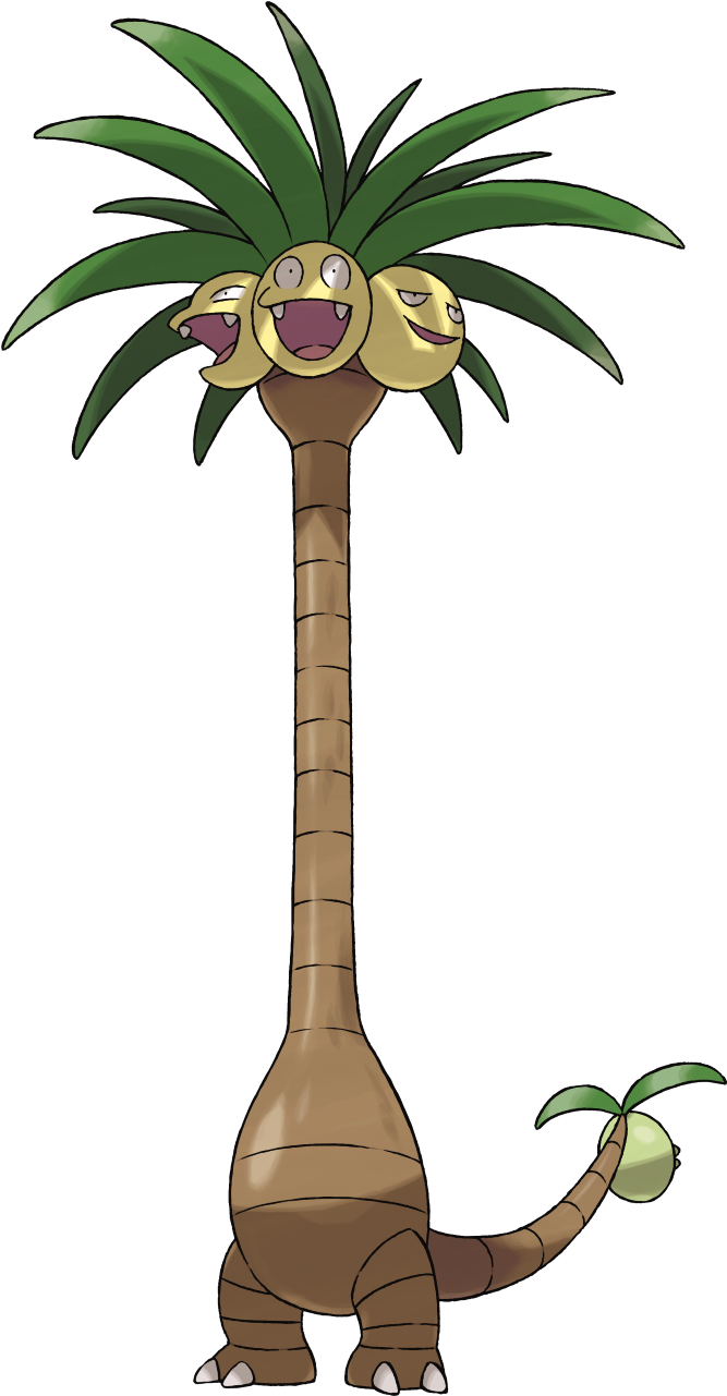325kib, 1280x1280, 103exeggutor-alola - Alolan Exeggutor (1280x1280), Png Download