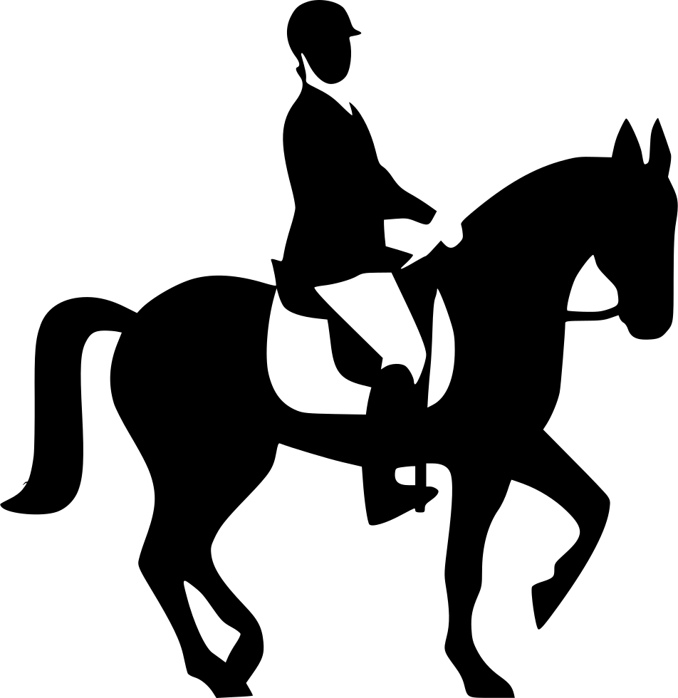 Horserider Horse Race - Horse Rider Icon (952x980), Png Download